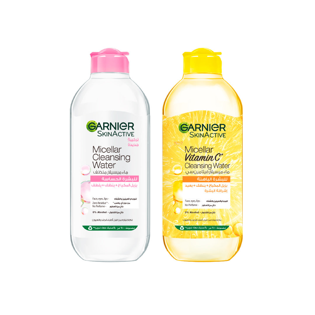 Garnier Micellar Water Classic And Vitamin C Bundle At 20% Off - Medaid