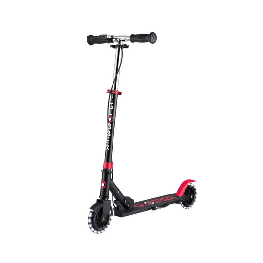 Globber Flow Element Junior Lights Scooter Black / Red - Medaid International