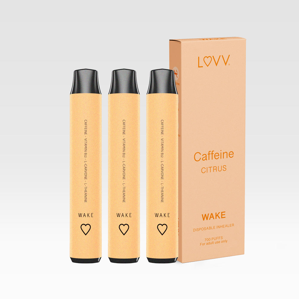 WAKE - Citrus Flavored Caffeine & B12 Non-Nicotine Vape - Medaid International
