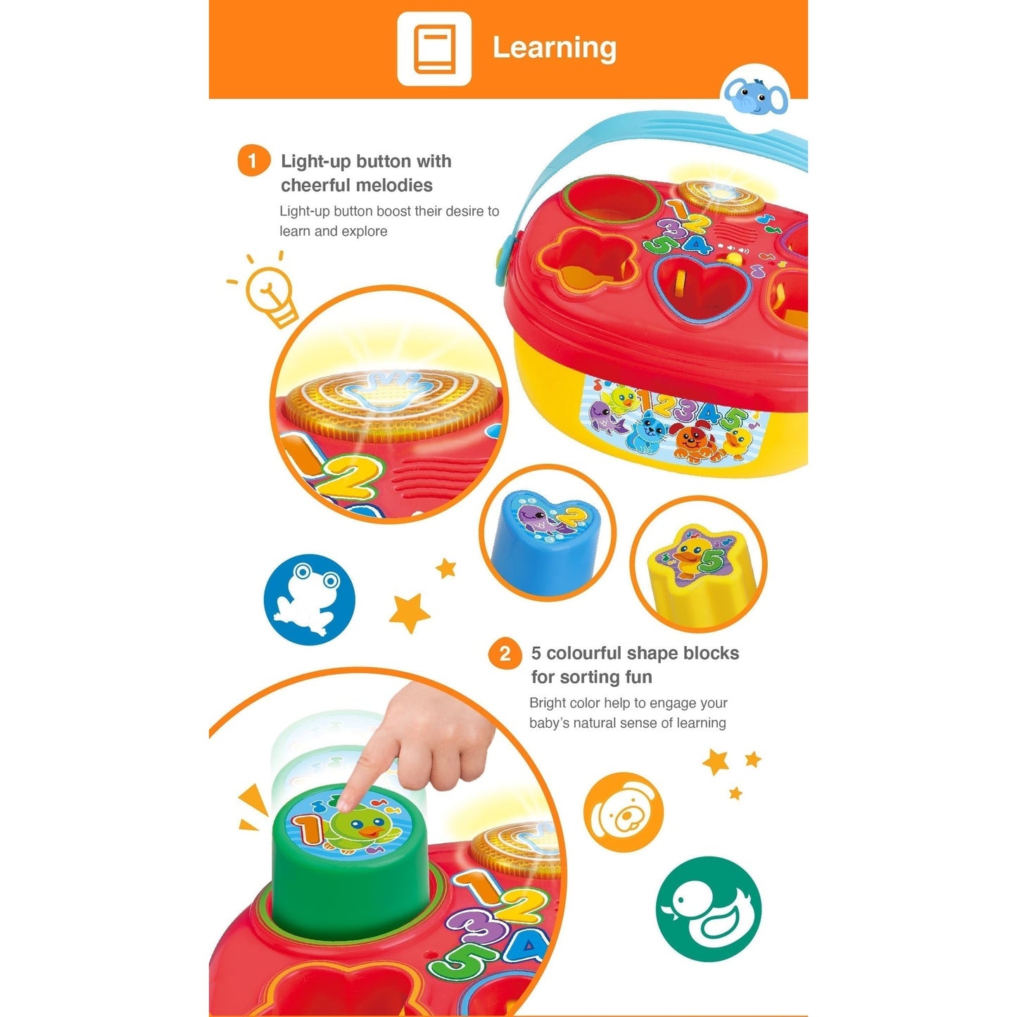 Giggle 'N Learn Electronic Shape Sorter - Medaid International