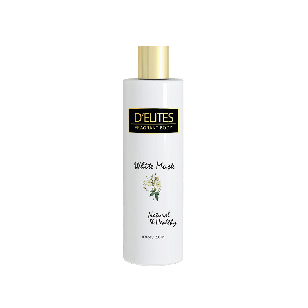 D'Elites Body Lotion White Musk 236ml - Medaid International