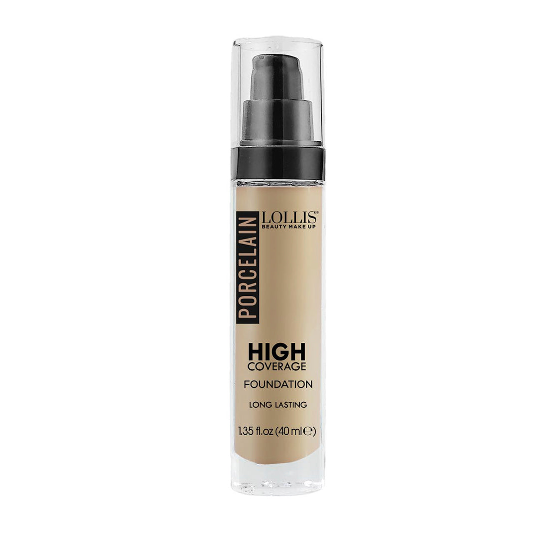 Lollis Porcelain High Coverage Foundation - Medaid