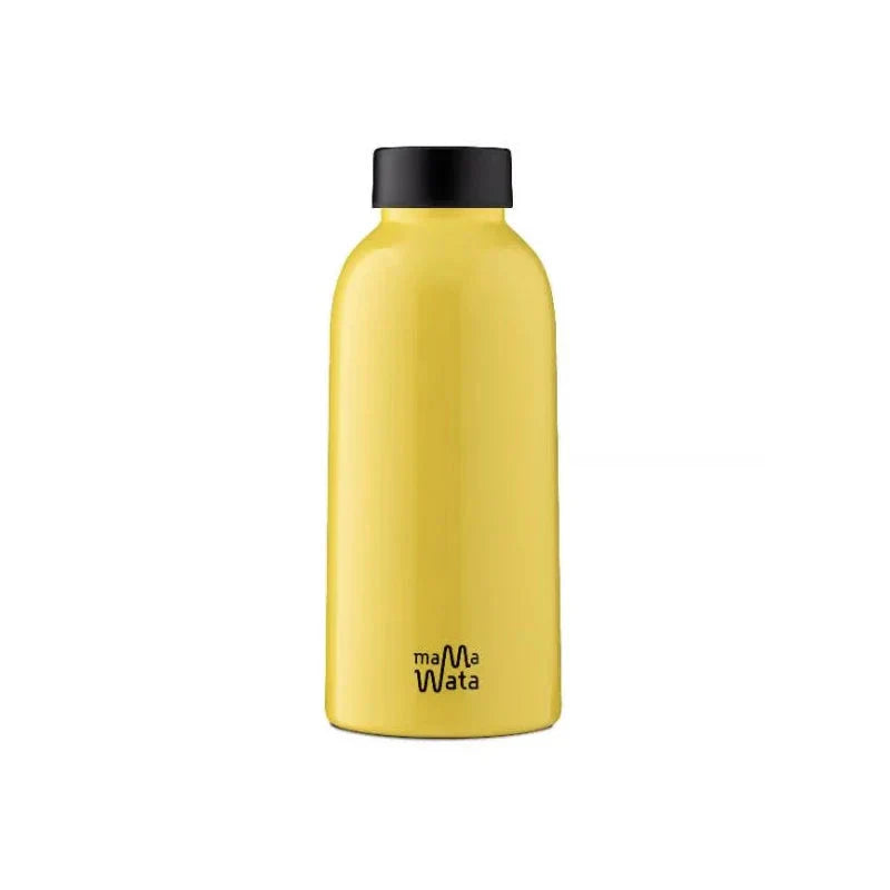 Insulated Stainless Steel Bottle, Yellow 470ml - Medaid International