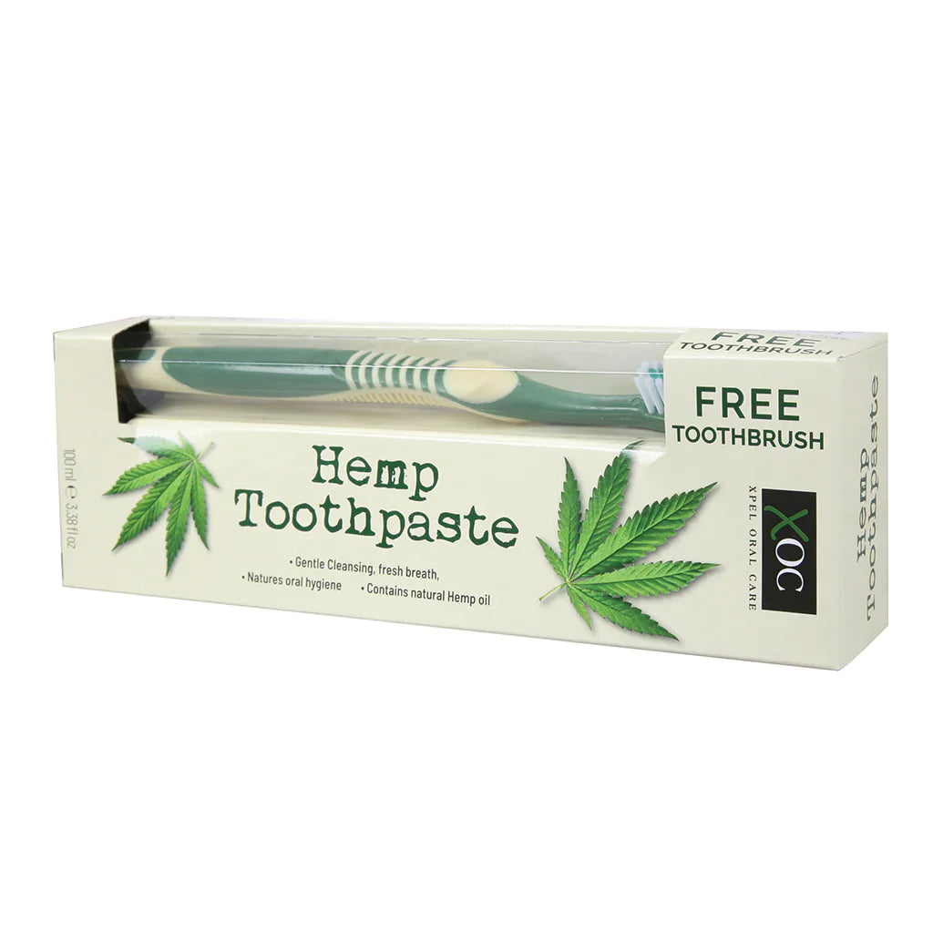 Hemp Toothpaste 100ml XOC + Toothbrush - Medaid - Lebanon