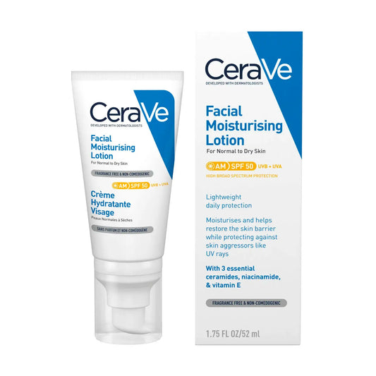 CeraVe AM Facial Moisturizing Lotion SPF 50 - Medaid - Lebanon