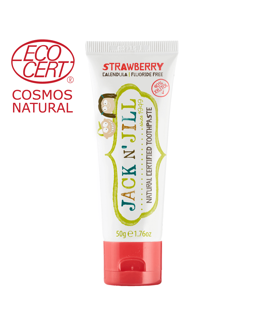 Jack N' Jill Natural Certified Toothpaste Rasberry 50g - Medaid - Lebanon