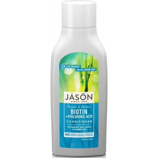 Jason - Thicken & Restore Biotin + Hyaluronic Acid Conditioner 473ml - Medaid International