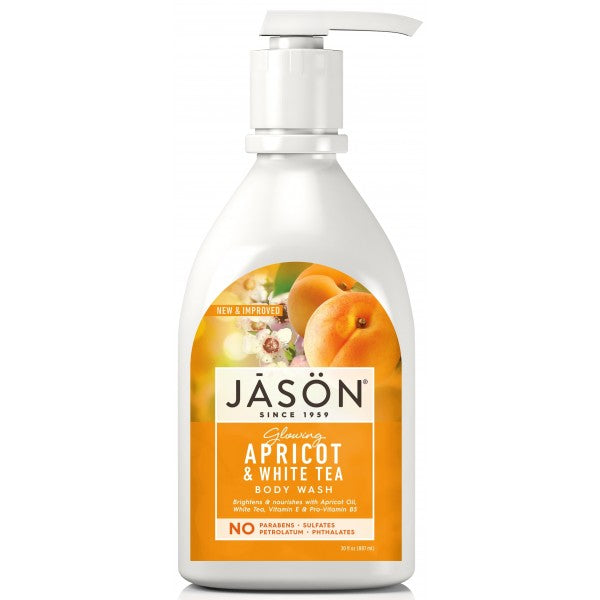 Jason - Glowing Apricot & White Tea Body Wash 887ml* - Medaid International