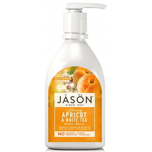 Jason - Glowing Apricot & White Tea Body Wash 887ml* - Medaid International