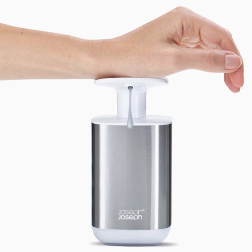 Joseph Joseph Presto™ Stainless-steel Hygienic Soap Dispenser - Medaid International