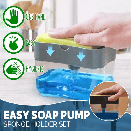 Soap Pump Dispenser And Sponge Organizer - Medaid International