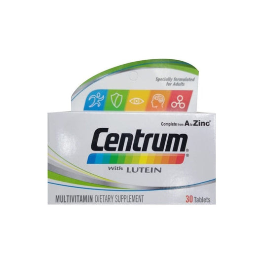 Centrum With Lutein – 30 Tablets - Medaid