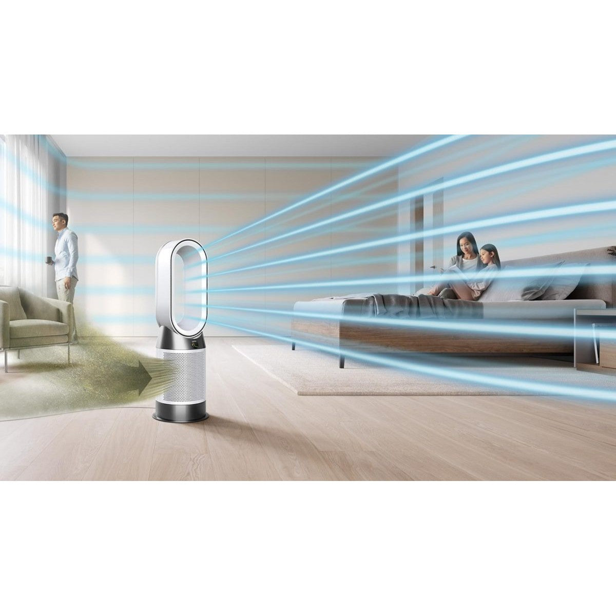 Dyson Purifier Hot+Cool Gen 1 HP10 Fan Heater, White - Medaid International