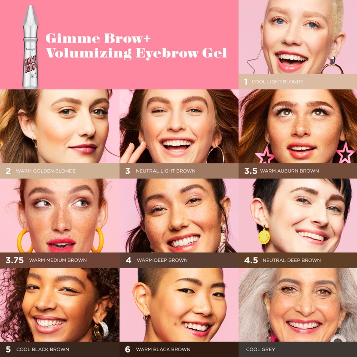 Benefit Cosmetics Gimme Brow+ Volumizing Eyebrow Gel - Medaid