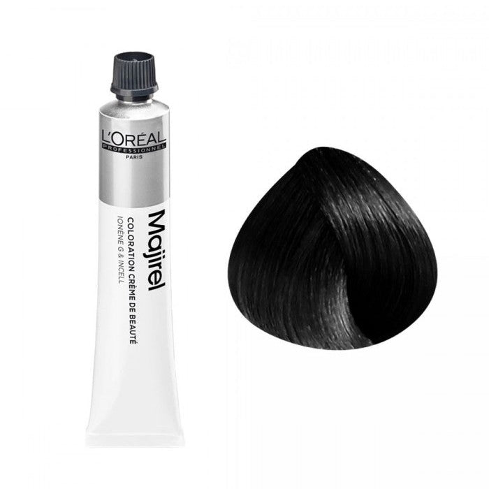 MAJIREL HAIR COLOR 1 Black 50ml - Medaid