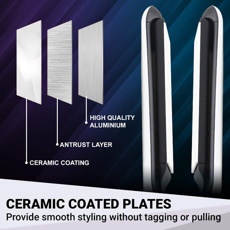 VGR V511 Flat Iron Anti-Static Flat Iron With Ceramic Plates And Lcd Display Hair Straightener - Medaid International