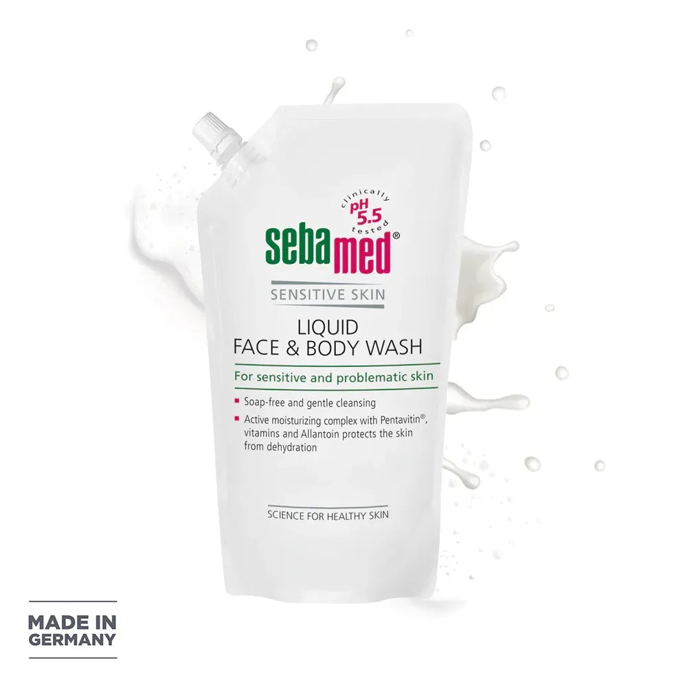 SEBAMED Liquid Face & Body wash Refill Pack 1000ML - Medaid International