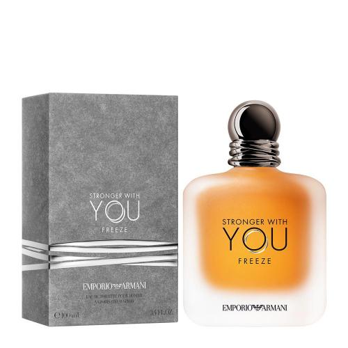 Emporio Armani Stronger With You Freeze 3.4 Eau De Toilette Spray For Men - Medaid
