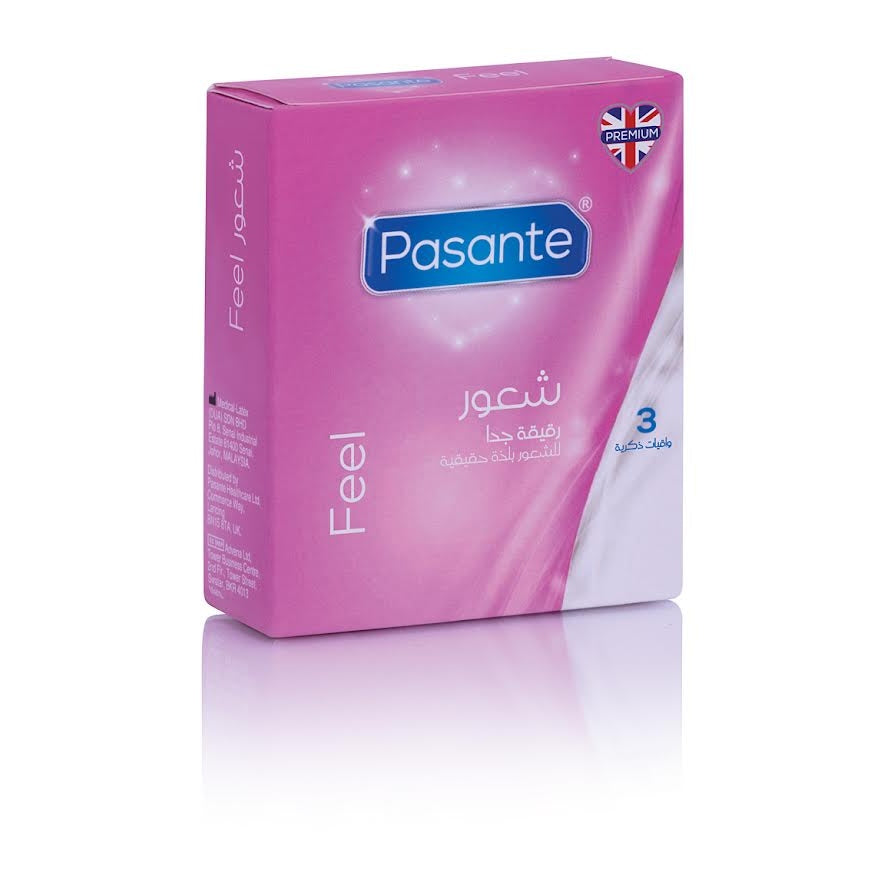 Pasante Feel, 3 Condoms - Medaid