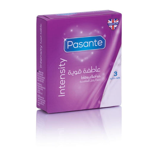 Pasante Intensity, 3 Condoms - Medaid