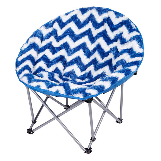 Blue Chevron Moon Chair - Medaid International