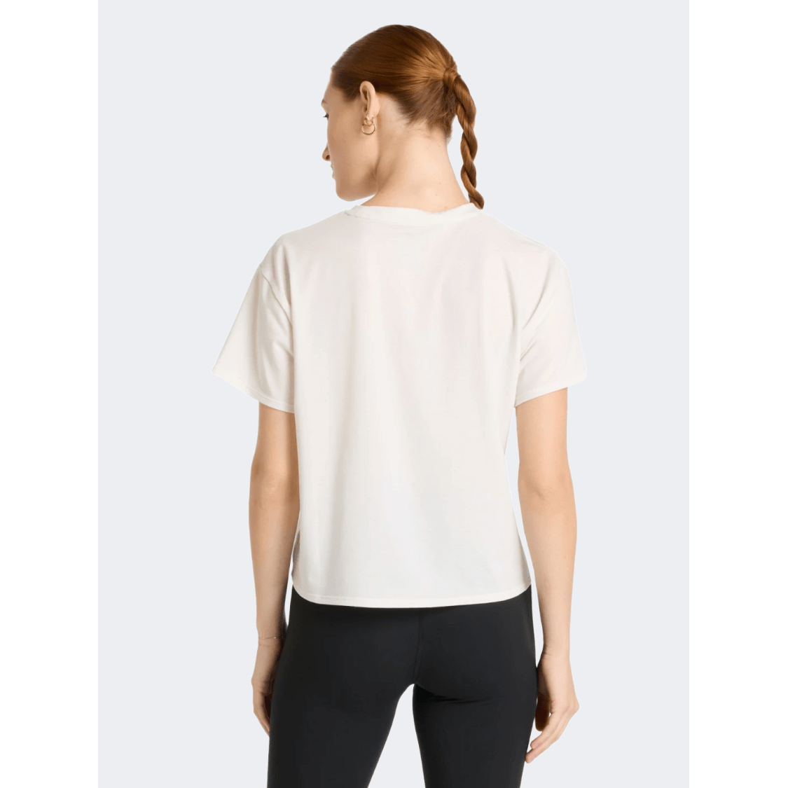 New Balance Drapey Relaxed Women Performance T-Shirt Seasalt/Silver - Medaid International