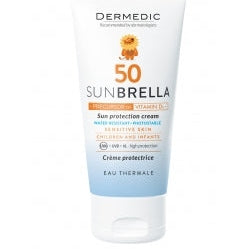 SUNBRELLA Baby sun Protection face cream spf 50from the first day of life - Medaid