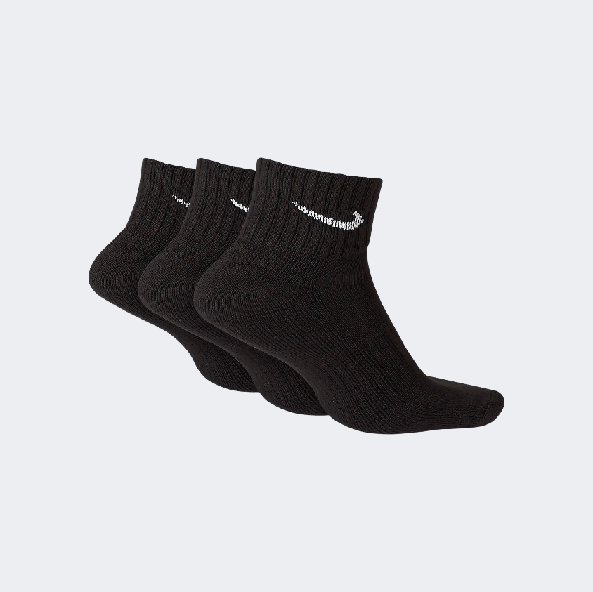 Nike Cushioned Ankle Unisex Training Sock Black/White - Medaid International