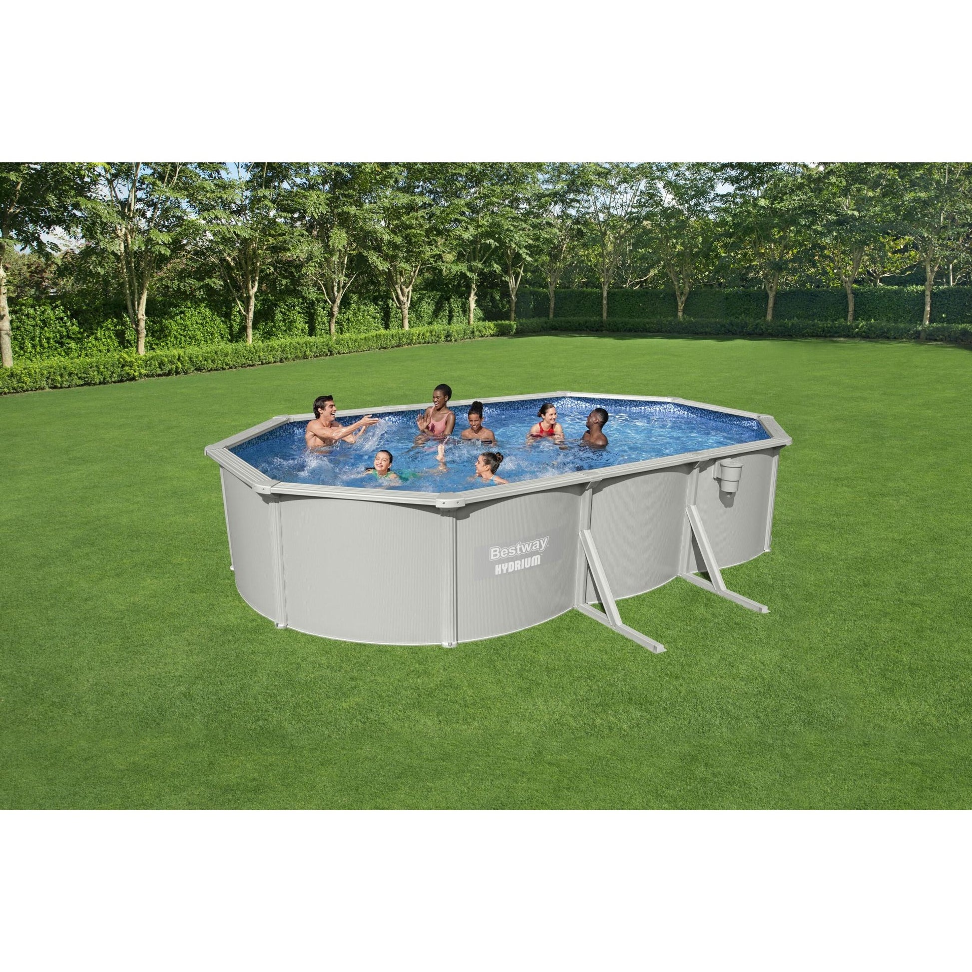Hydrium Oval Style Pool 610 x 360 x 120 cm - Medaid International