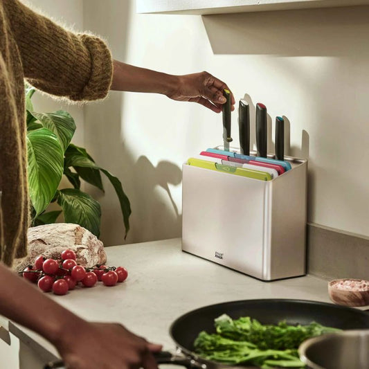 Joseph Joseph Folio™ Icon Plus Multicolour 8-piece Knife & Chopping Board Set - Medaid International