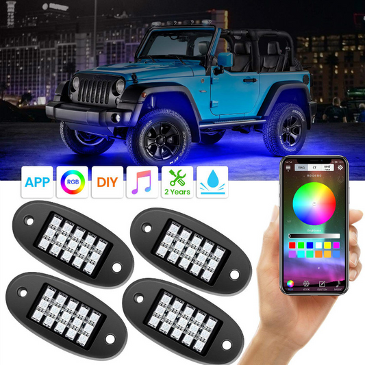 RGB Ambient Wheel Lights ‚Äì 16M Colors & lamp Music Sync - Medaid International