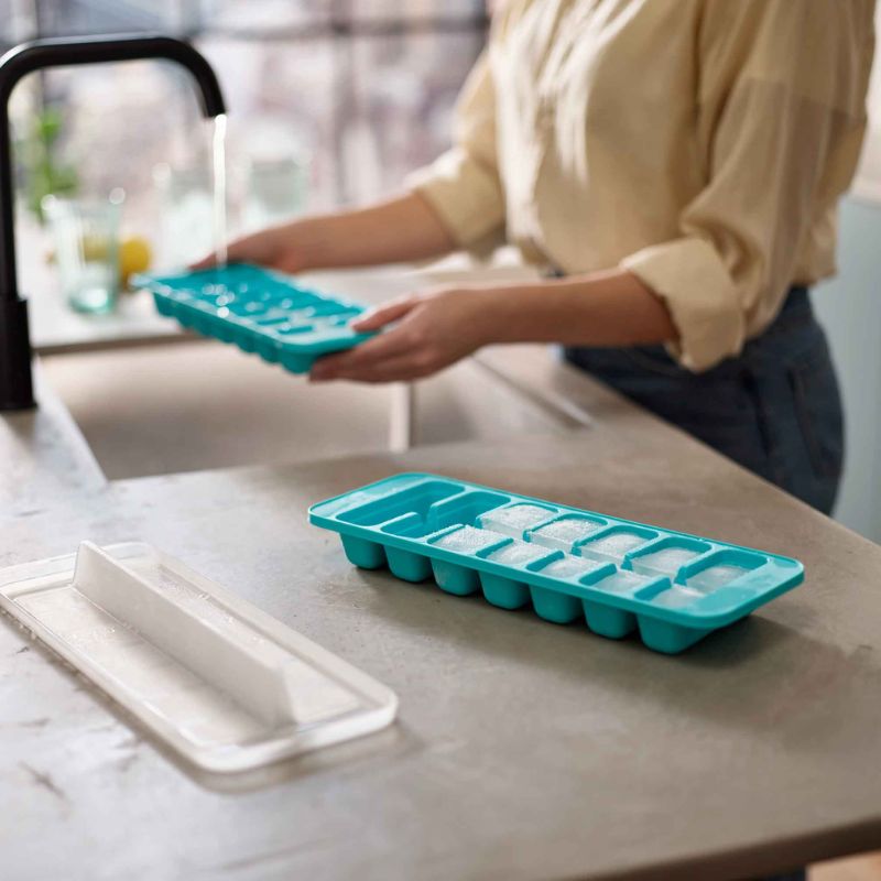Joseph Joseph Flow™ Pack of 2 Easy-fill Blue Ice-cube Trays - Medaid International
