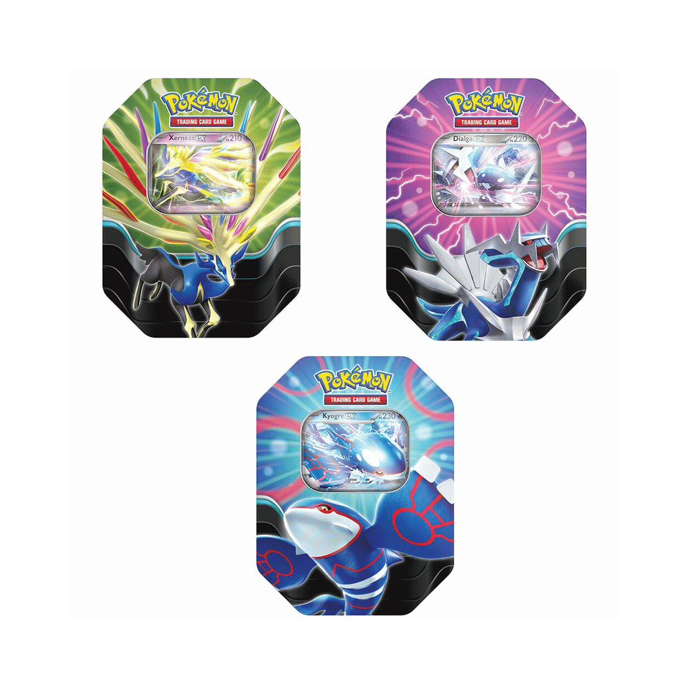 Pokemon TCG : Azure Legends EX Tins - Spring 2025 (1 Random) - Medaid International