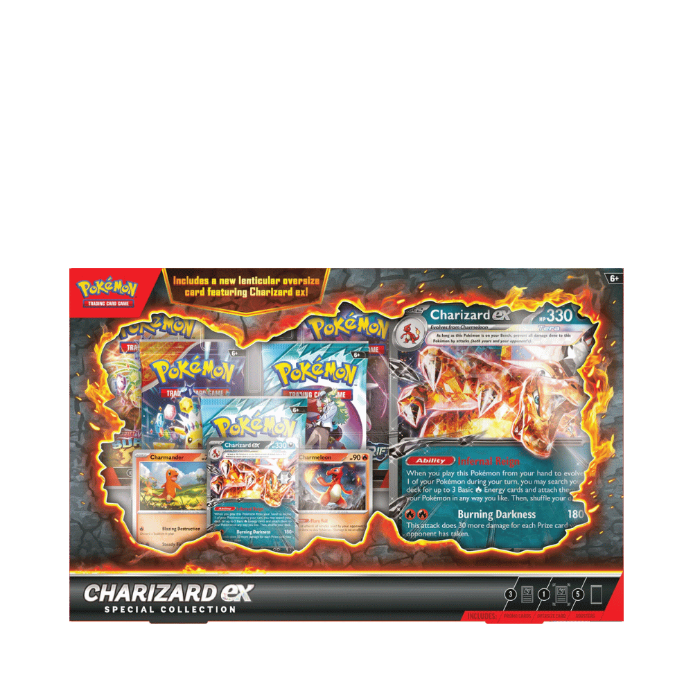 Pokemon TCG: April CHARIZARD EX SPECIAL COLLECTION - Medaid International