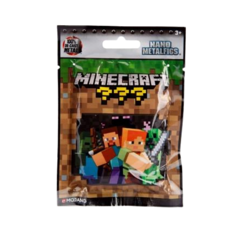 Minecraft Blind Pack Nanofigs 11-sort. By Jada Toys - Medaid International