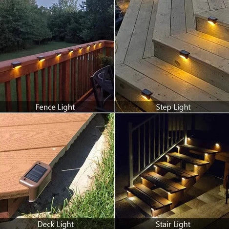 2 Led Triangle Solar Step Light Outdoor Waterproof IP67 Solar - Medaid International