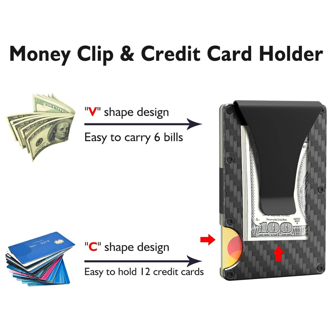 Carbon Fiber Wallet,Minimalist Slim Wallet - Medaid International