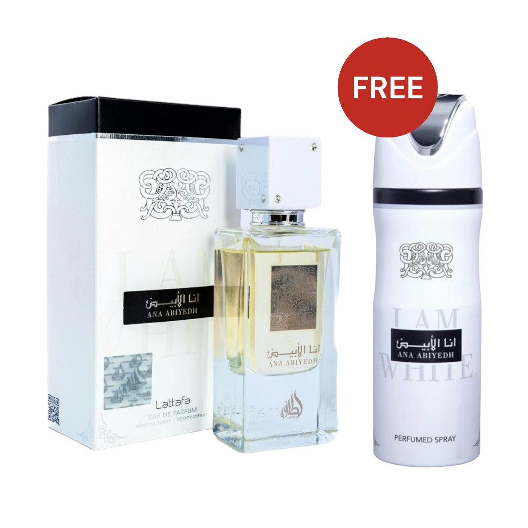 Ana Abiyedh by Lattafa for Women and Men - Xerjoff Erba Pura Clone + free Deo - Medaid International