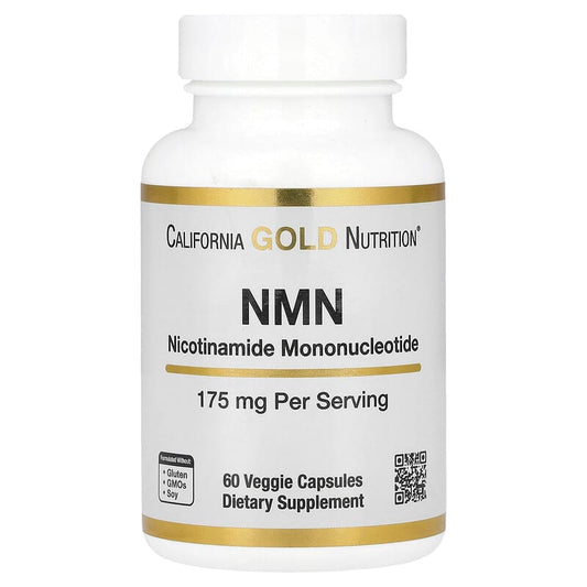 California Gold Nutrition, NMN, 175 mg, 60 Veggie Capsules - Medaid International