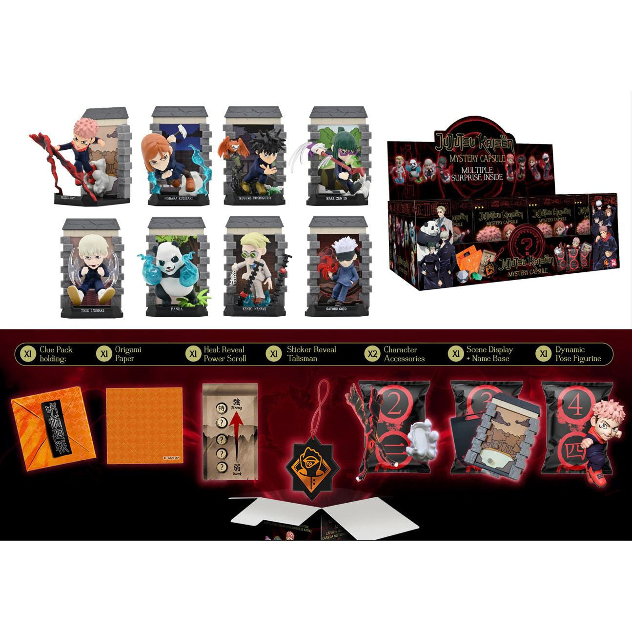 JUJUTSU KAISEN MYSTERY CAP. Surprise Box By Maxx (1 Random) - Medaid International