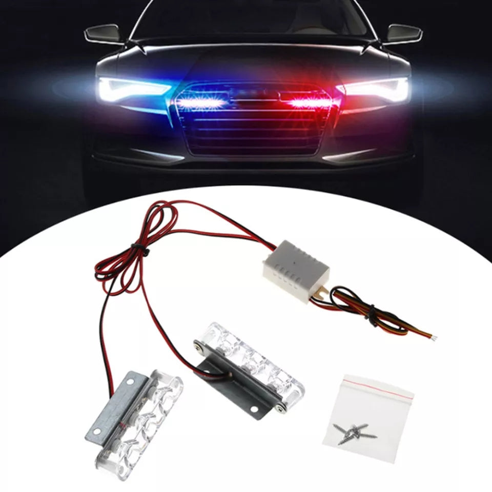 Car Police Strobe Lights Flashers 3 Led Stobe Lights For All Colors - Medaid International