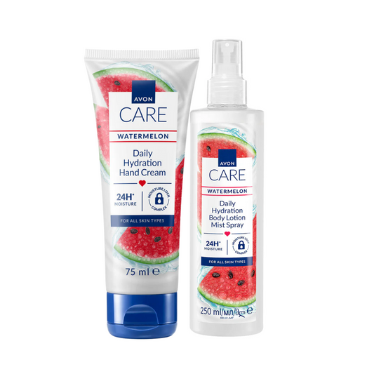 Avon Pack Watermelon Body Mist Spray & Hand Cream - Medaid International
