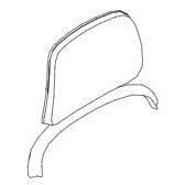 Steelcase Series 1 Headrest ONLY, Graphite Frame with 3D Microknit Fabric (Graphite) - Medaid International
