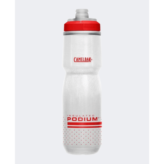 Camelbak Podium Chill 24 Oz Biking Bottle Fiery Red/White - Medaid International