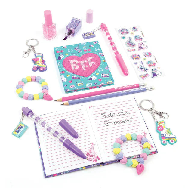 Besties Forever Stationery Set - 13pc Matching BFF Set - Medaid International