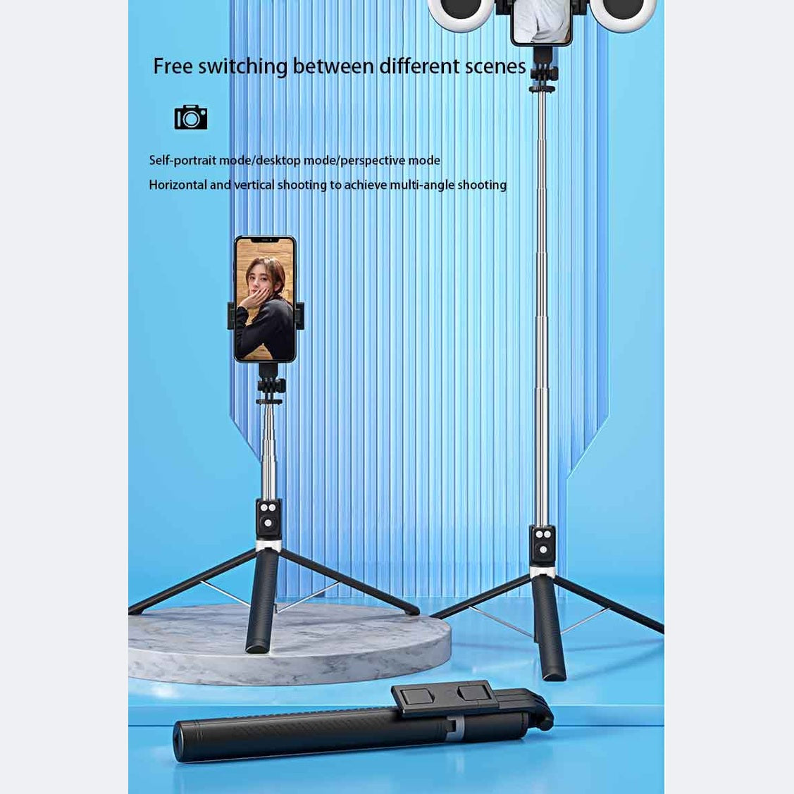 4 in 1 Selfie Stick