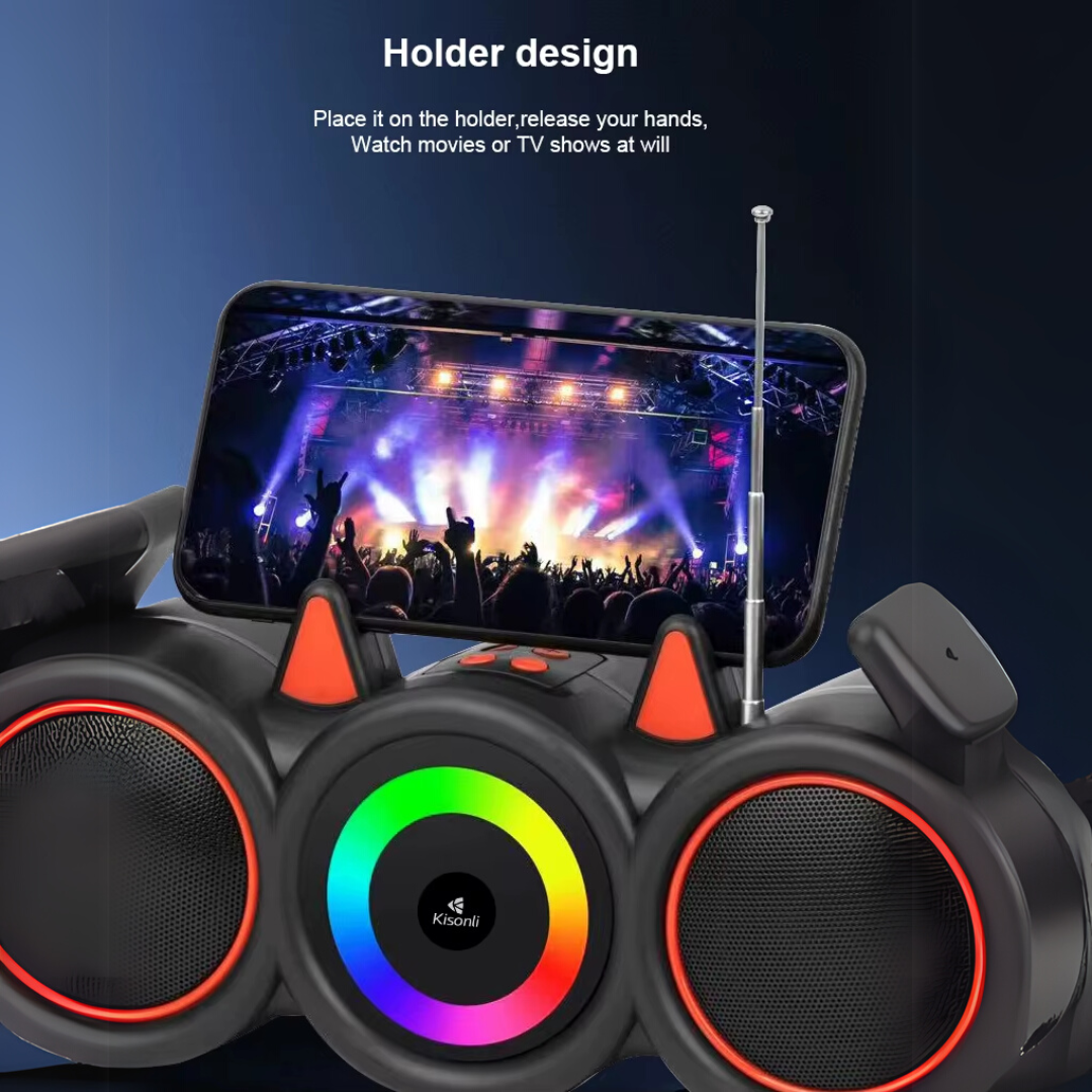 Kisonli Soundbar Bluetooth RGB Speaker With Dynamic RGB Lighting LED-918 - Medaid International