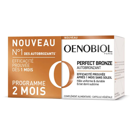Oenobiol - Perfect Bronze Fair Skin Self-Tanning 60 Capsules - Medaid International