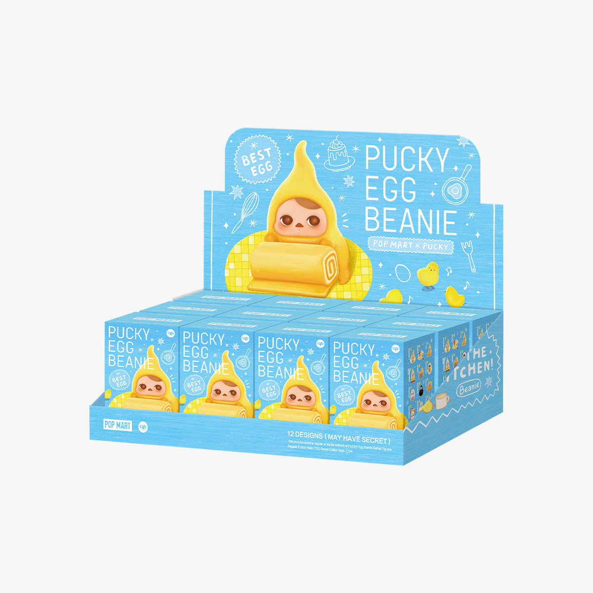 PUCKY Egg Beanie Series Figures By Pop Mart (1 Random) - Medaid International