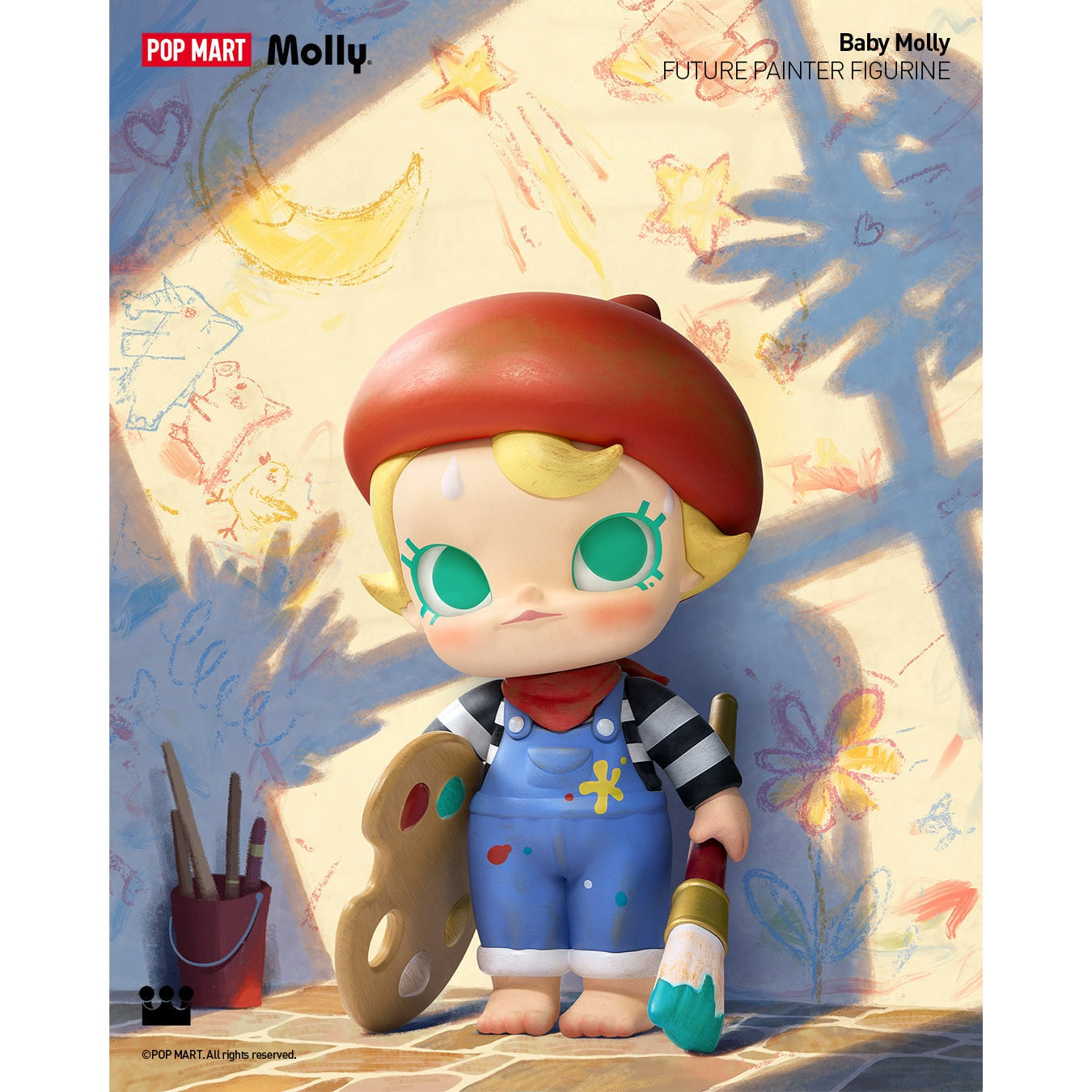 Baby Molly Future Painter Figurine By Pop Mart - Medaid International